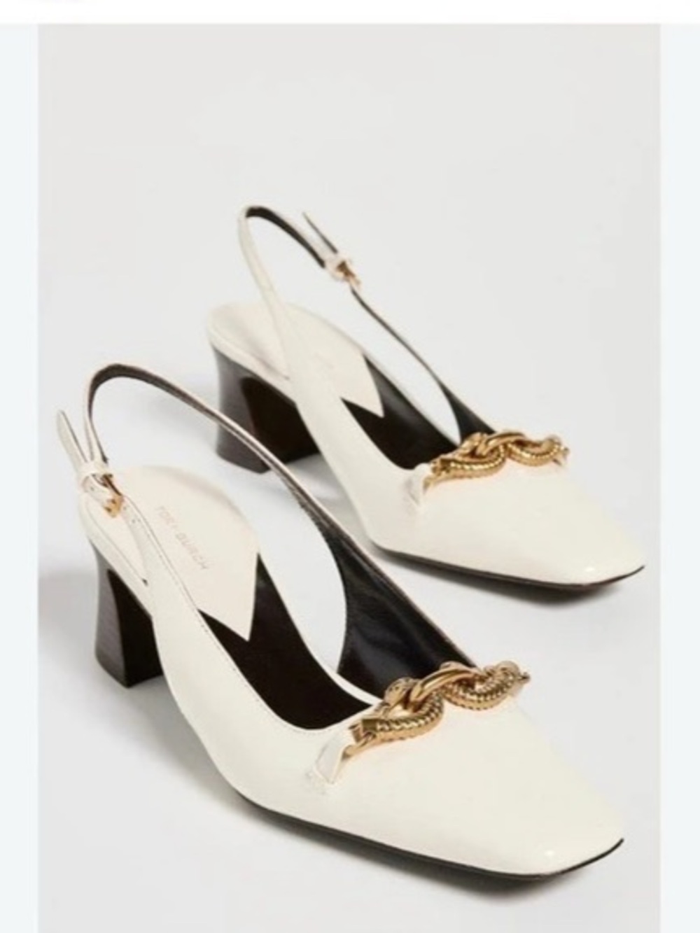 Tory Burch Jessa 55mm Slingbacks Slingback Heels in White